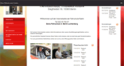 Desktop Screenshot of fahrschule-rubin.de